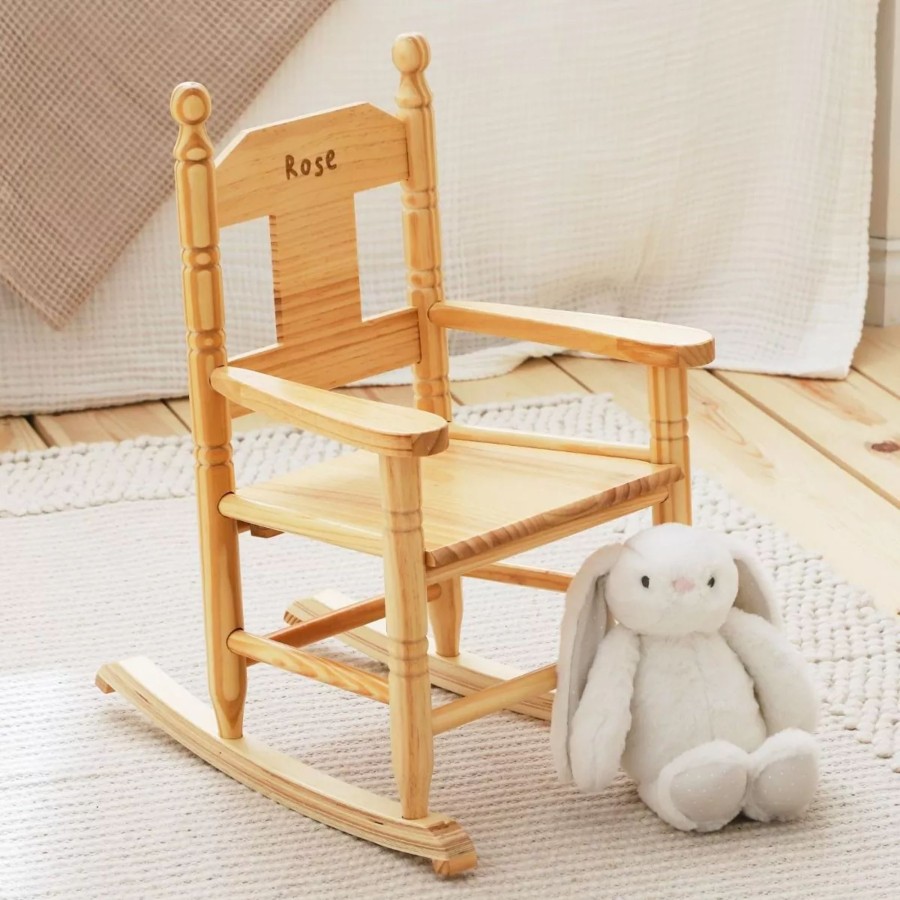 Furniture My 1st Years Tables & Chairs | Personalised Classic Wooden Rocking Chair