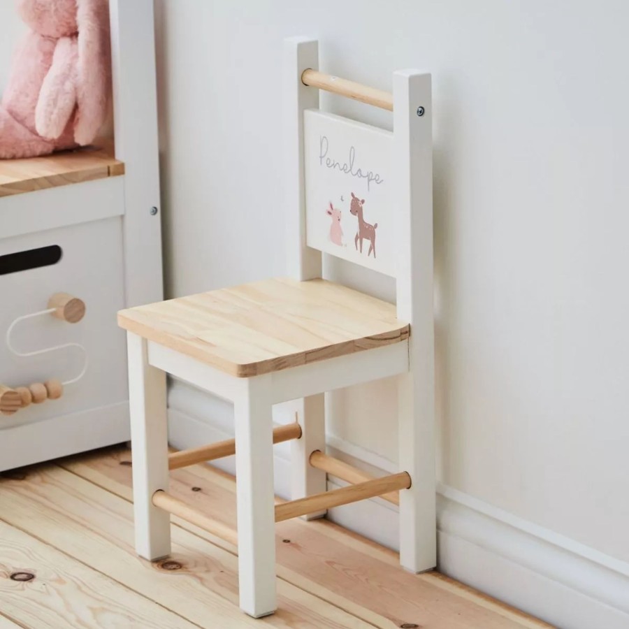 Furniture My 1st Years Tables & Chairs | Personalised Woodland Animals Wooden Chair