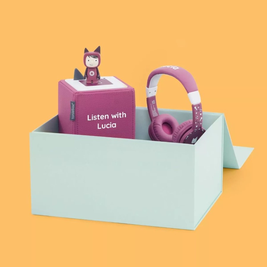 Toys & Books Tonies Tonies | Personalised Purple Tonies Gift Set