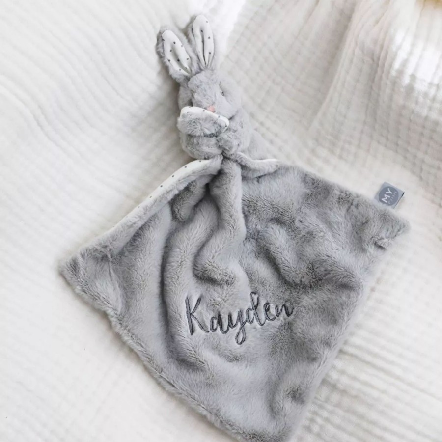 Furniture My 1st Years Bedtime Accessories | Personalised Light Grey Bunny Comforter