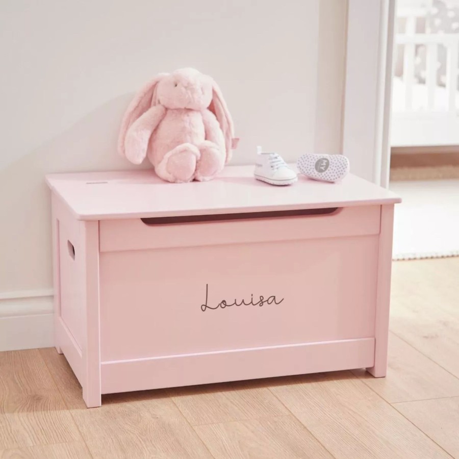 Furniture My 1st Years Toy Chests & Benches | Personalised Pink Toy Box