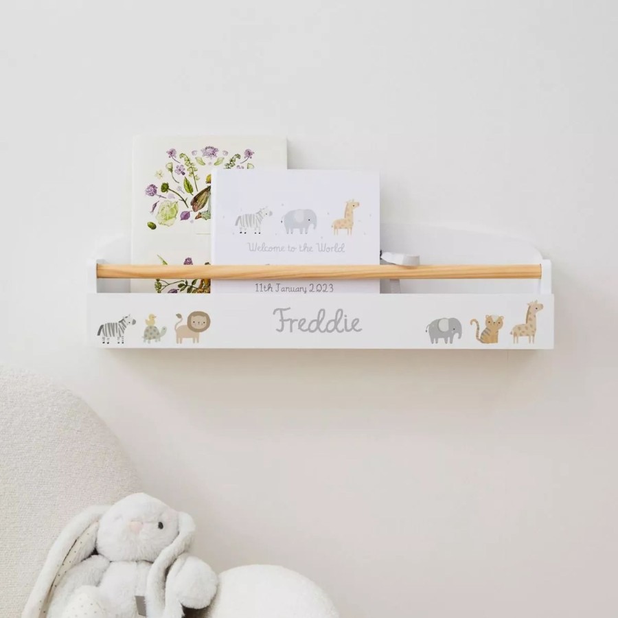 Furniture My 1st Years Room Accessories | Personalised Welcome To The World Shelf