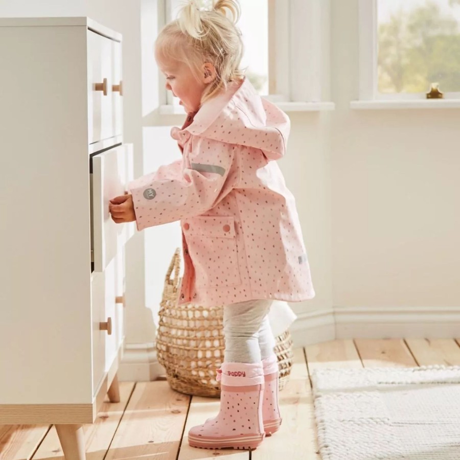 Kids (2-7Yrs) My 1st Years Kids Coats & Jackets | Personalised Pink Spot Print Raincoat