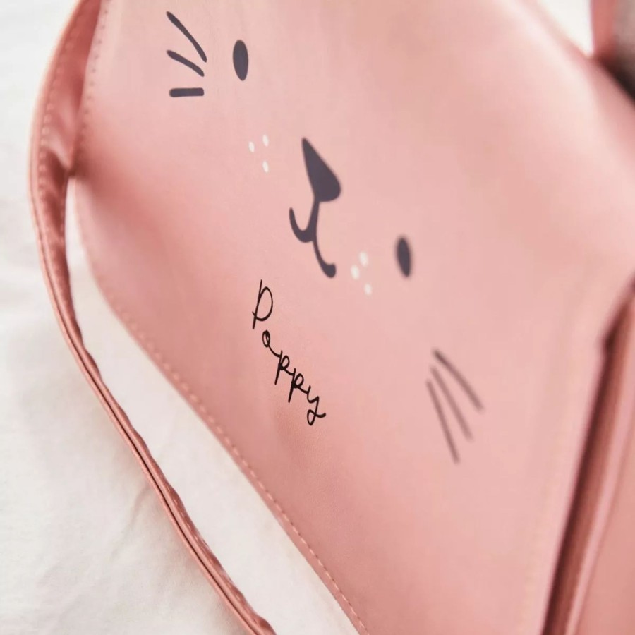 Kids (2-7Yrs) My 1st Years Kids Backpacks | Personalised Pink Cat Toddler Handbag