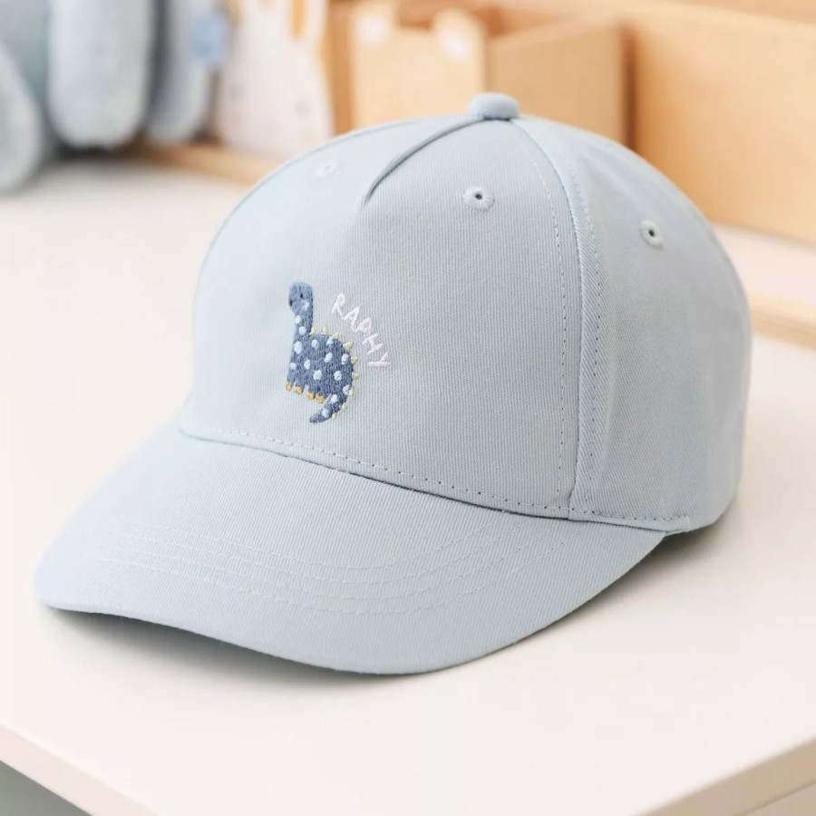 Gifts My 1st Years Gifts For Grown Ups | Personalised Blue Dinosaur Baseball Cap