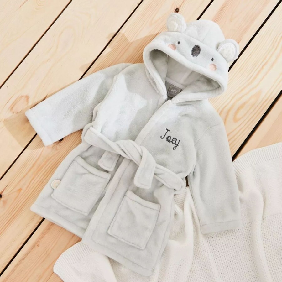 Kids (2-7Yrs) My 1st Years Kids Dressing Gowns | Personalised Koala Fleece Robe