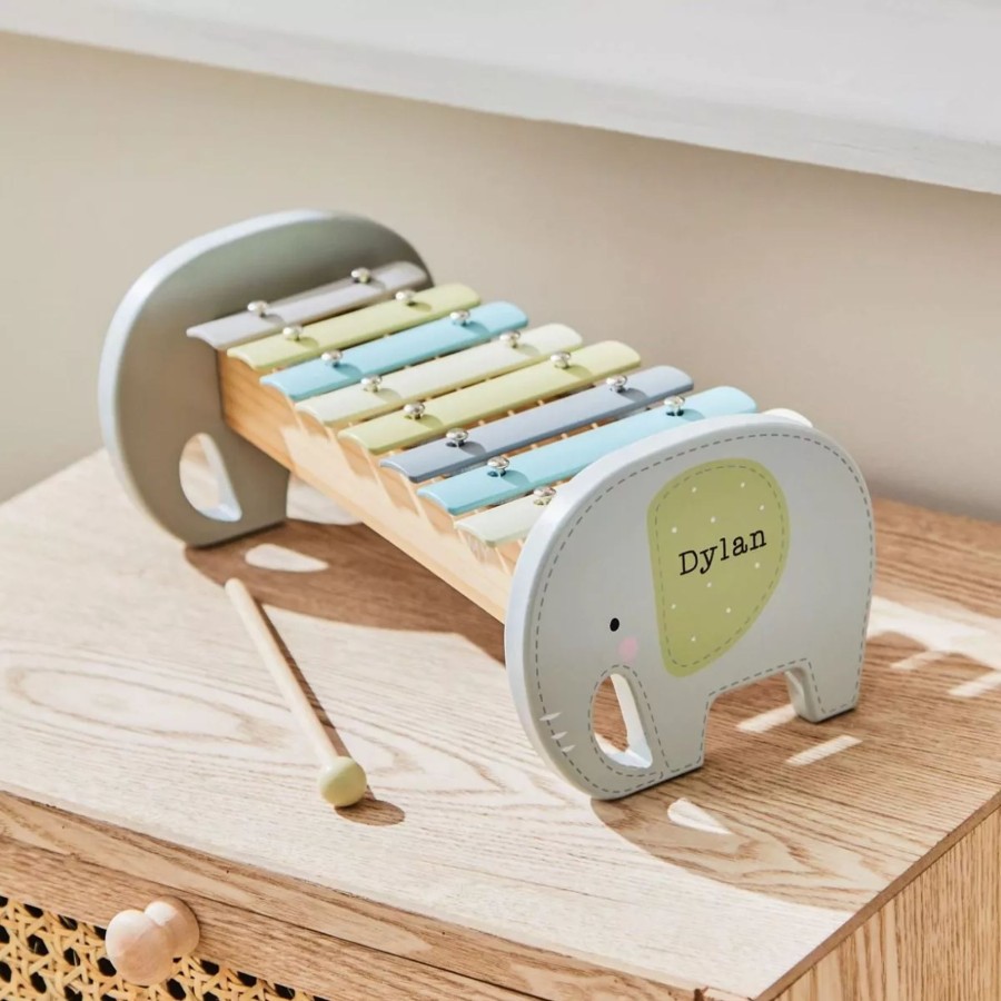 Toys & Books My 1st Years Musical | Personalised Elephant Wooden Xylophone