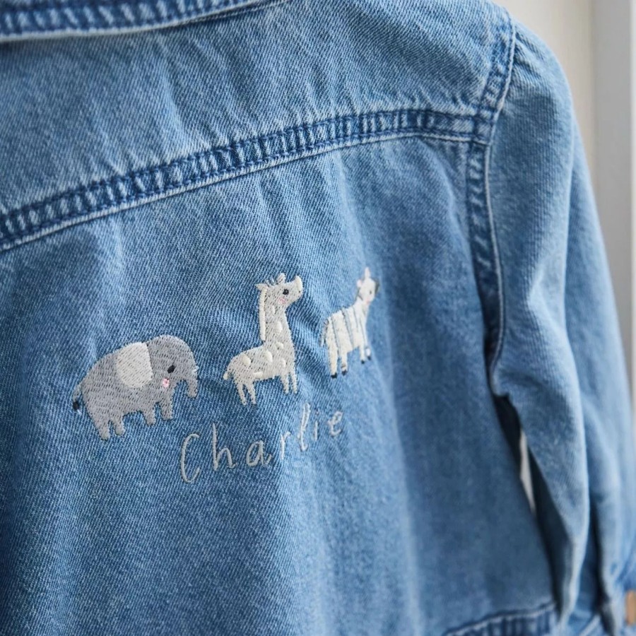 Kids (2-7Yrs) My 1st Years Kids Denim Collection | Personalised Welcome To The World Children'S Denim Jacket