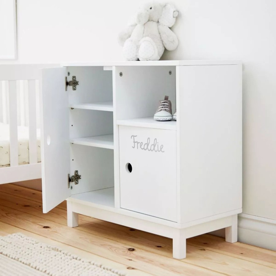 Furniture My 1st Years Bookcases And Shelves | Personalised Kids Concept White Welcome To The World Cupboard