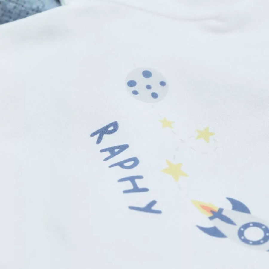 Kids (2-7Yrs) My 1st Years Kids T-Shirts & Jumpers | Personalised Moon & Rocket T-Shirt