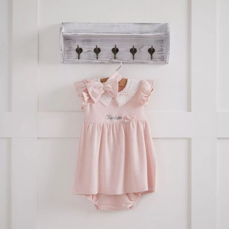 Gifts My 1st Years Clothing Gift Sets | Personalised Pink Dress Outfit Set