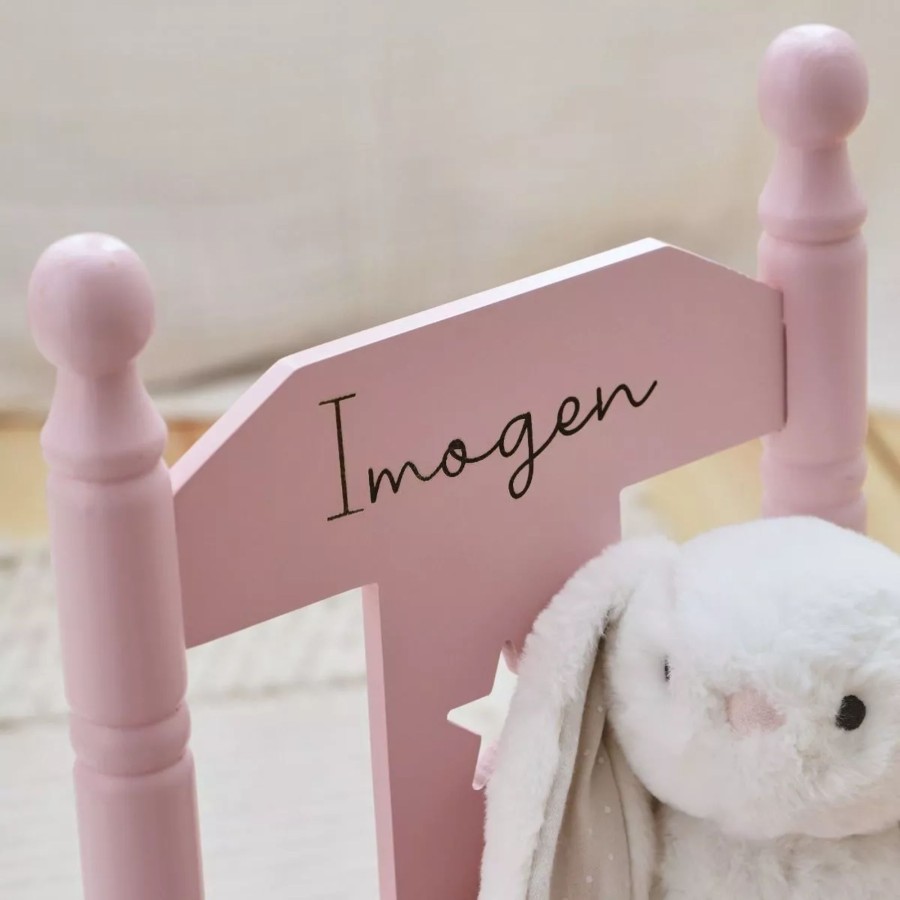 Furniture My 1st Years Tables & Chairs | Personalised Pink Star Children'S Rocking Chair