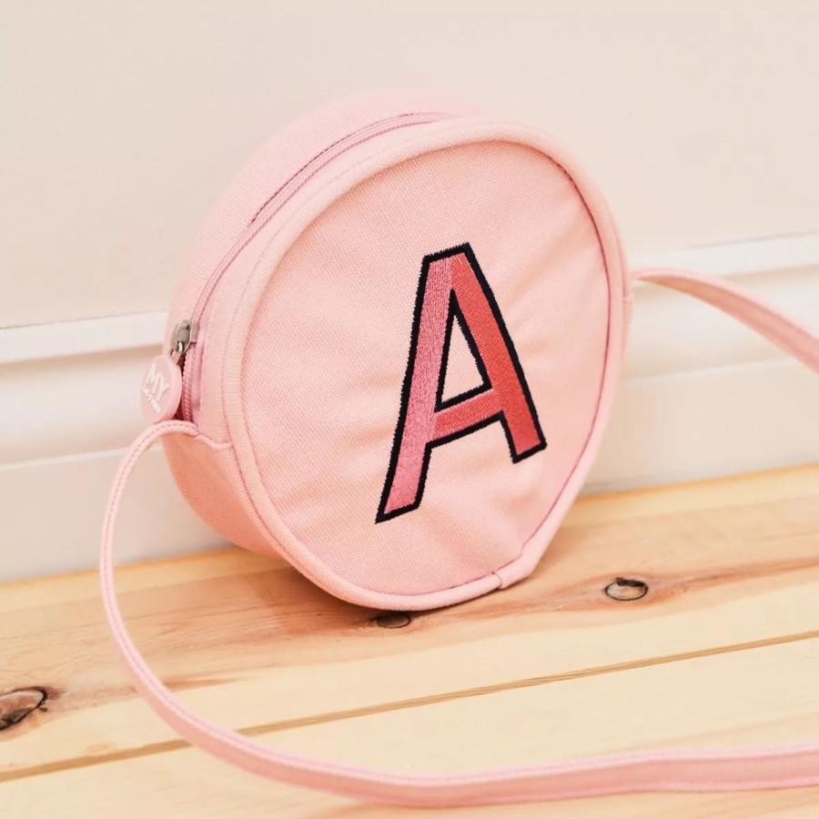 Kids (2-7Yrs) My 1st Years Kids Handbags | Personalised Initial Pink Handbag